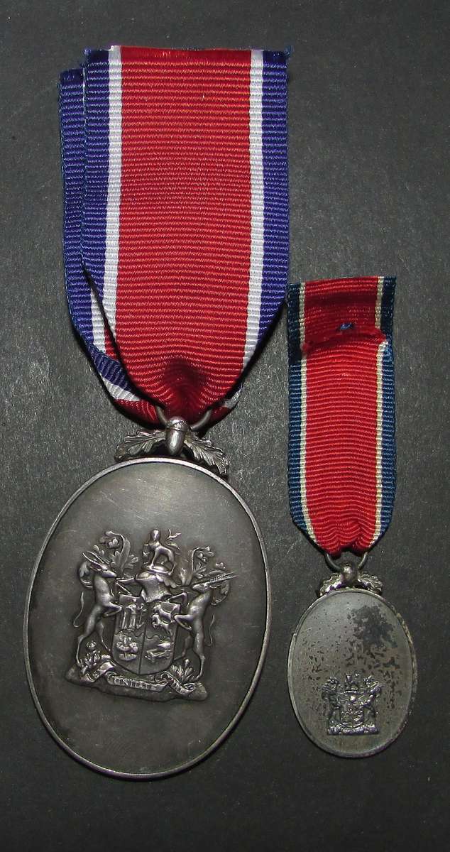 SADF - Full Size plus Miniature John Chard Decorations ( Silver )