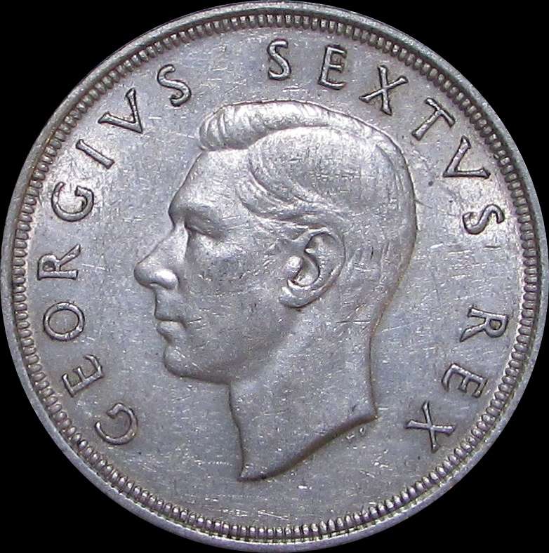 Union of South Africa Silver 1948 Silver Crown