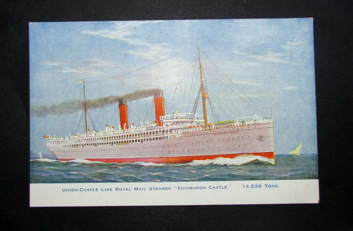 Vintage Union Castle Line Postcard