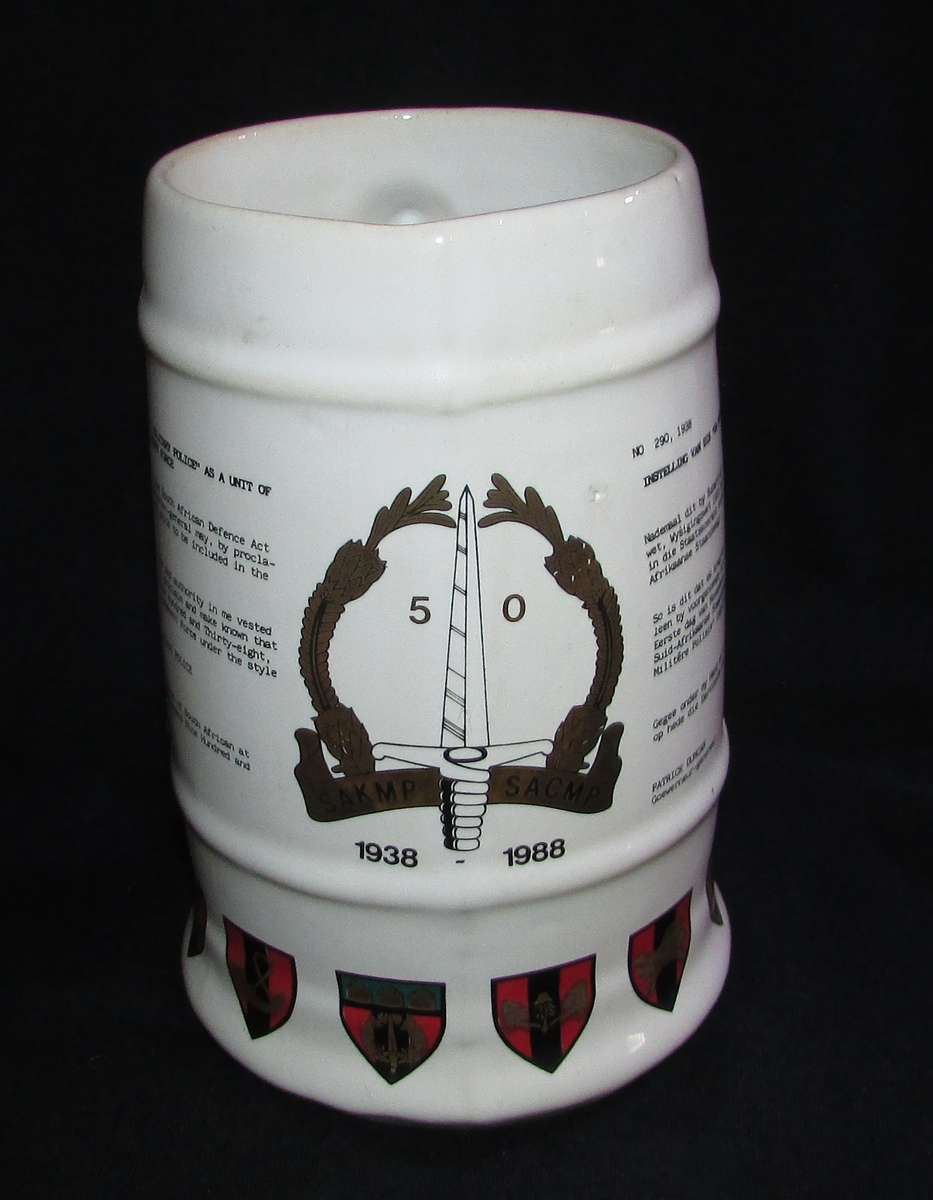 SADF - Military Police Commemorative Beer Mug