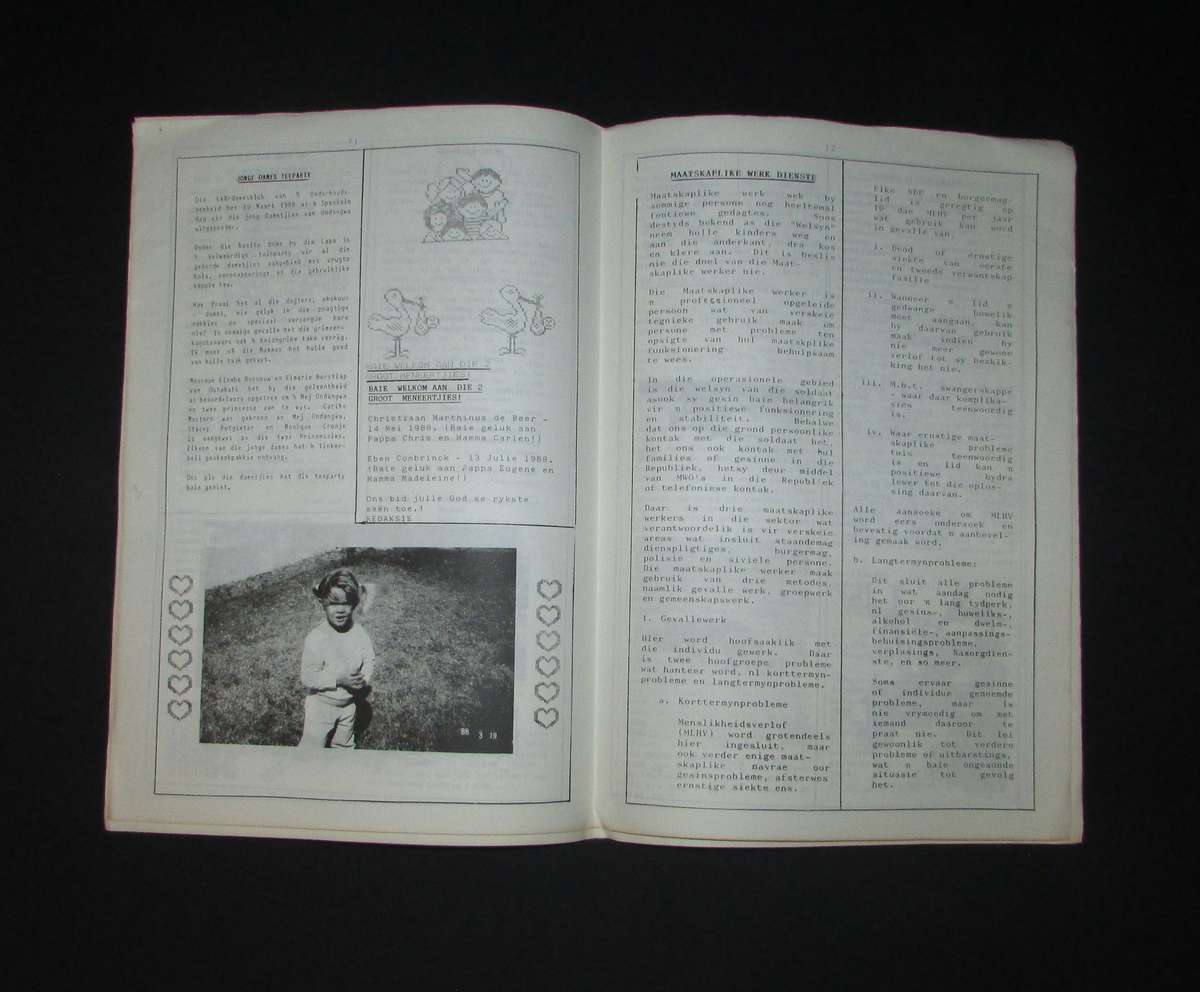 SADF - SAAF AFB Odwandgwa "Die Arened se Koerant"