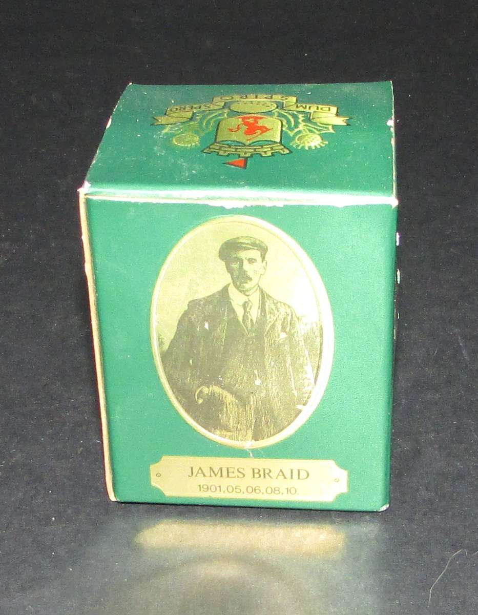 Vintage Spiro Mini Golf Ball Decanter Old St. Andrews Scotch Whiskey 50ml