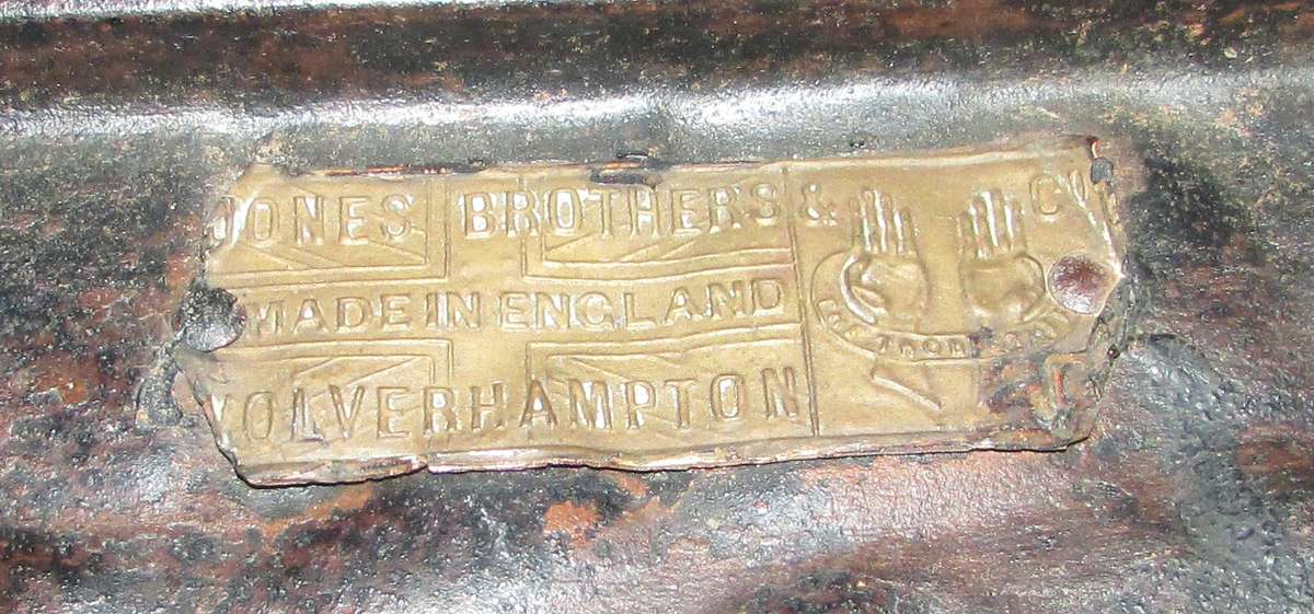 Antique British Metal Trunk