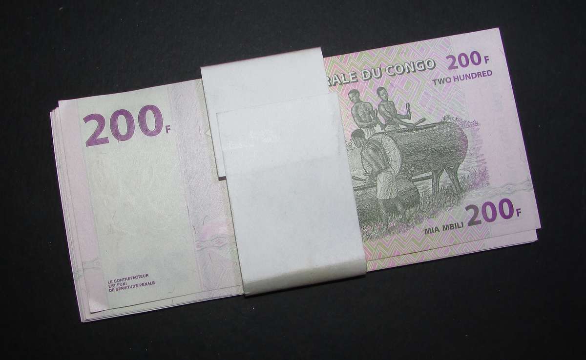Congo - 200 Franc Notes in UNC and in Sequence - 23 Available