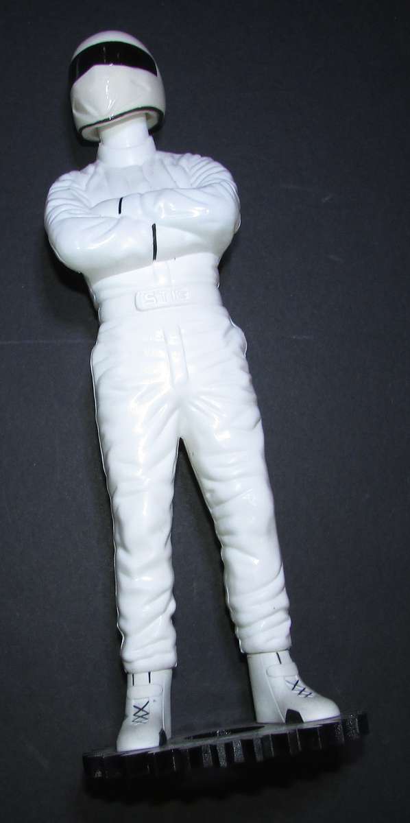 HIGHLY COLLECTIBLE TOP GEAR THE STIG LIMITED EDITION BUBBLE BATH Figure ( Empty )