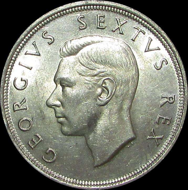 Union of South Africa 1952 Silver Crown