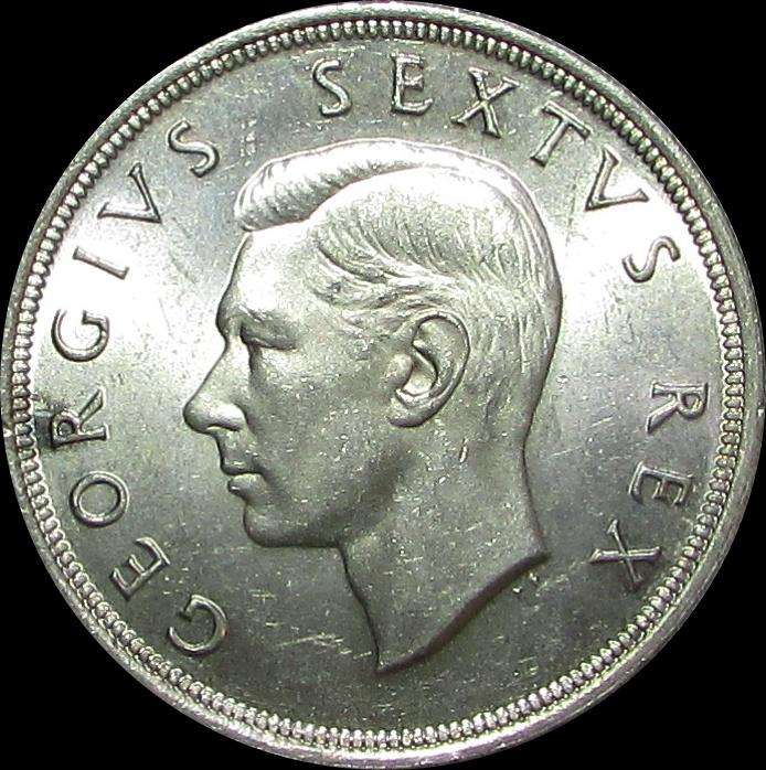 Union of South Africa 1952 Silver Crown