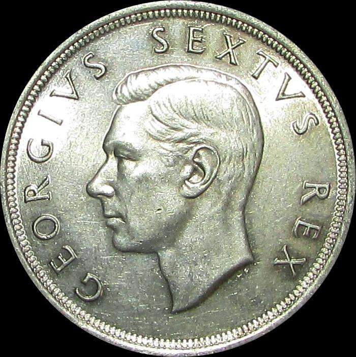 Union of South Africa 1952 Silver Crown