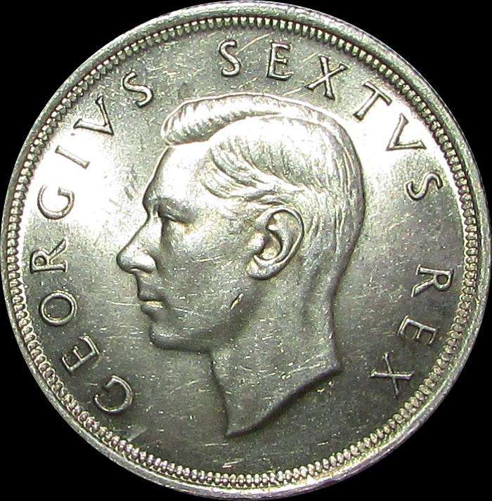 Union of South Africa 1952 Silver Crown