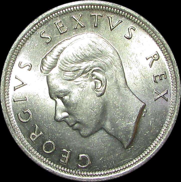 Union of South Africa 1952 Silver Crown