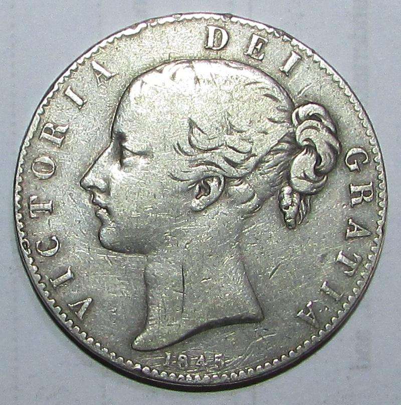 United Kingdom 1845 Silver Crown