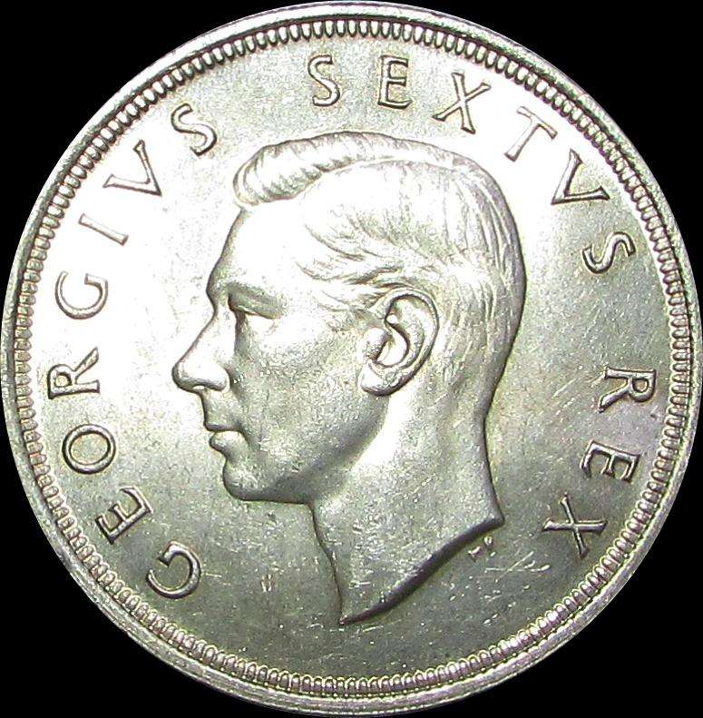 Union of South Africa 1951 Silver Crown