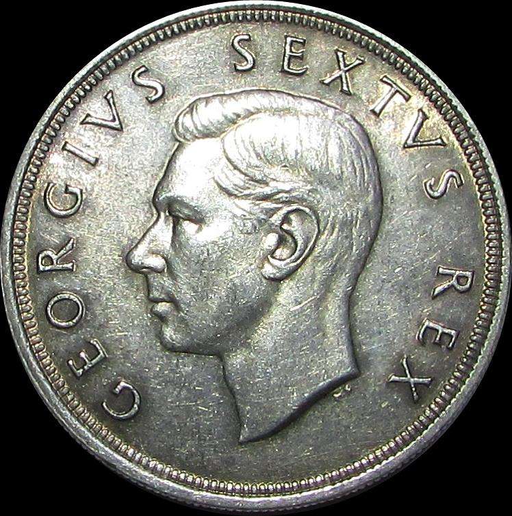 Union of South Africa 1948 Silver Crown