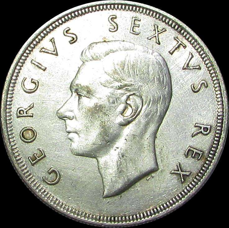 Union of South Africa 1951 Silver Crown