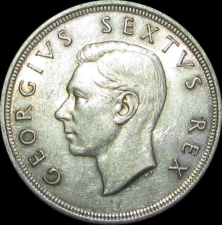 Union of South Africa 1949 Silver Crown