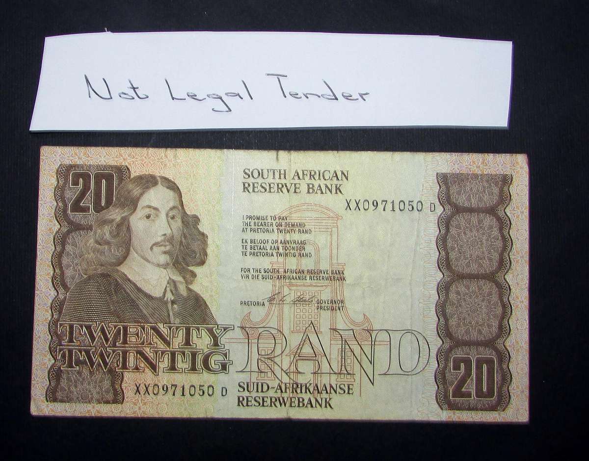 Republic of South Africa :Stals Replacement 20 Rand Banknote