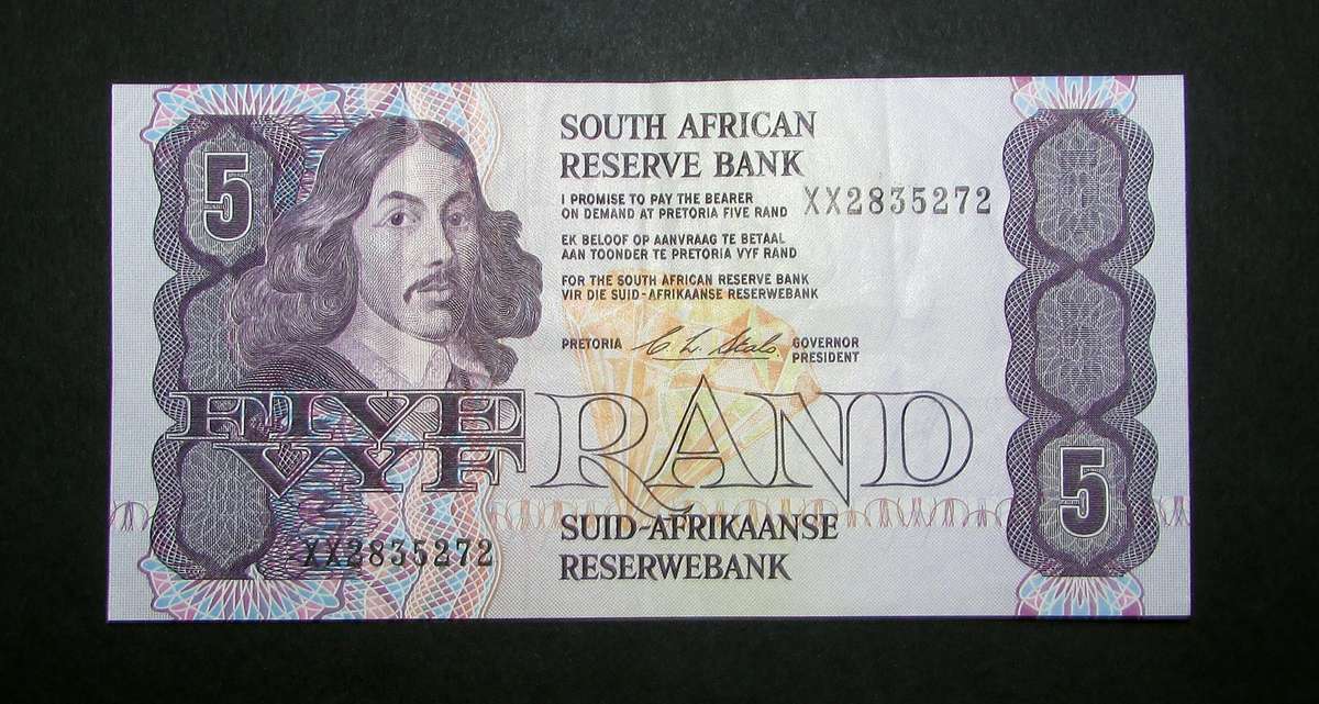 Republic of South Africa :Stals 5 Rand Replacement Note