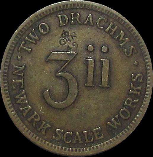 Antique Victorian Apothecaries Weight - 3 Drams