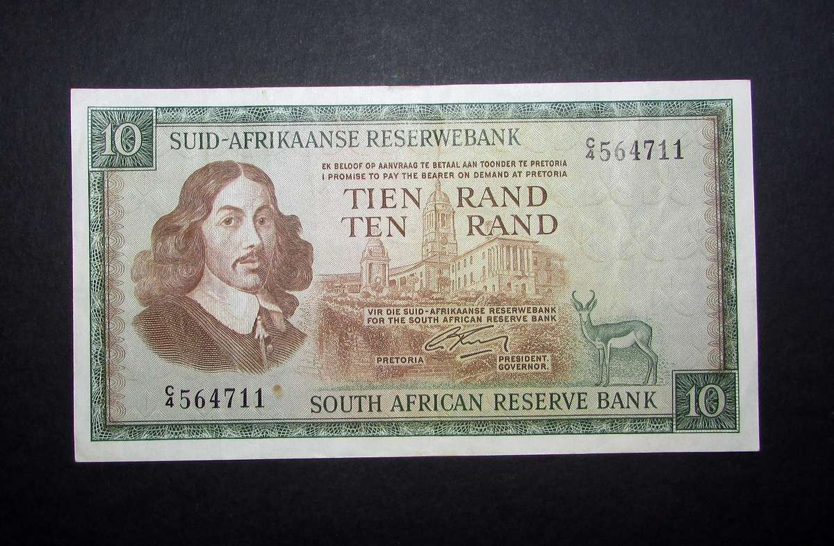 Republic of South Africa - Rissik Ten Rand Banknote