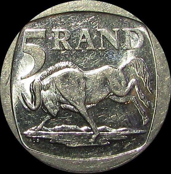 Nelson Mandela Five Rand Coin