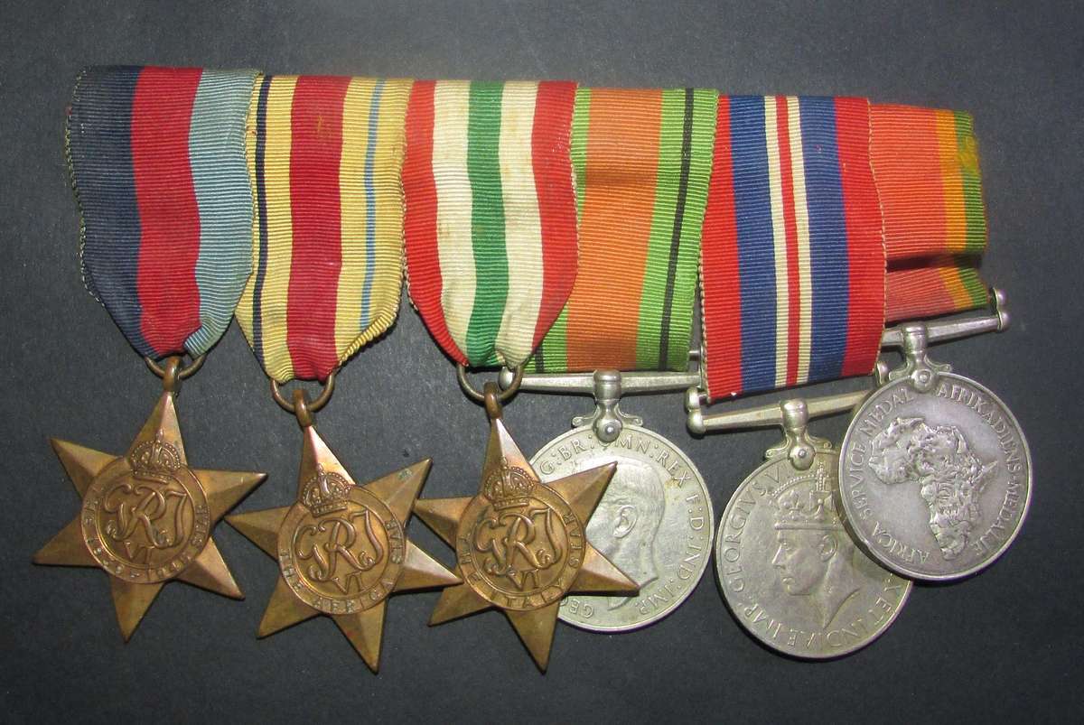 Full Size World War Two Group of 6:138409 M.P.Liebenberg