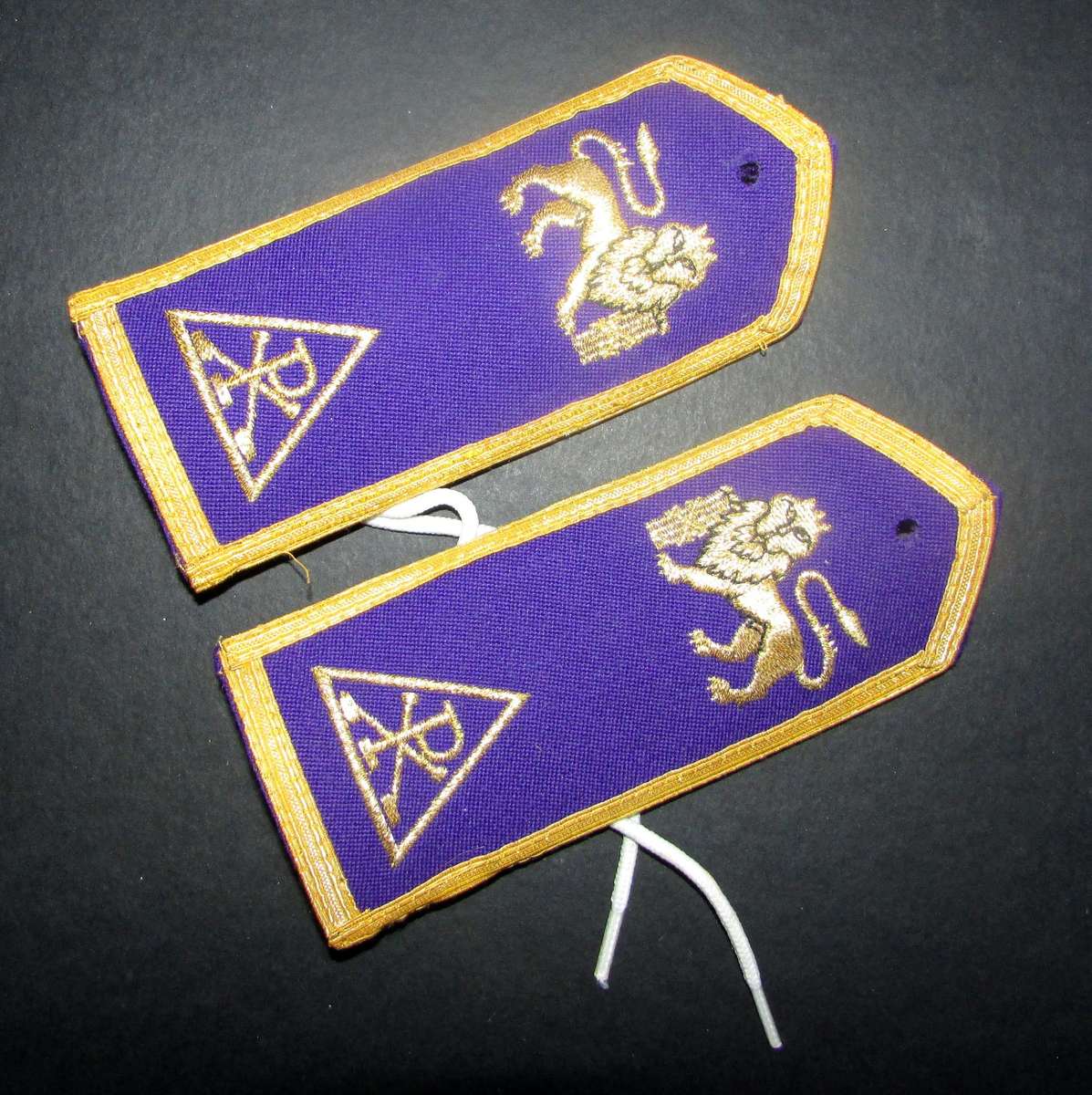 SADF - Navy Chaplain Rank Epauletter Pair