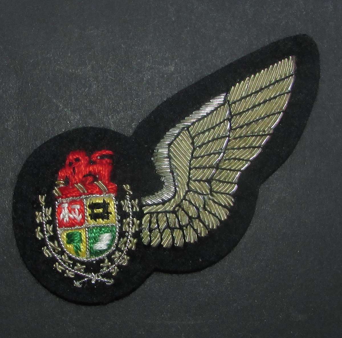 SADF - Air Force Bullion Wire Oberserver Wing