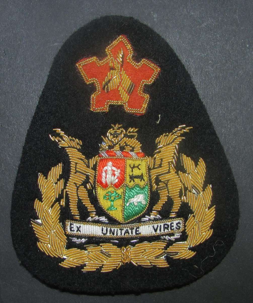 SADF - Sergeant Major of the South African Army Bullion Rank Badge