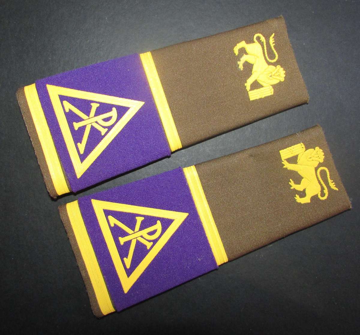 SADF - Navy Chaplain Slip on Rank Pair