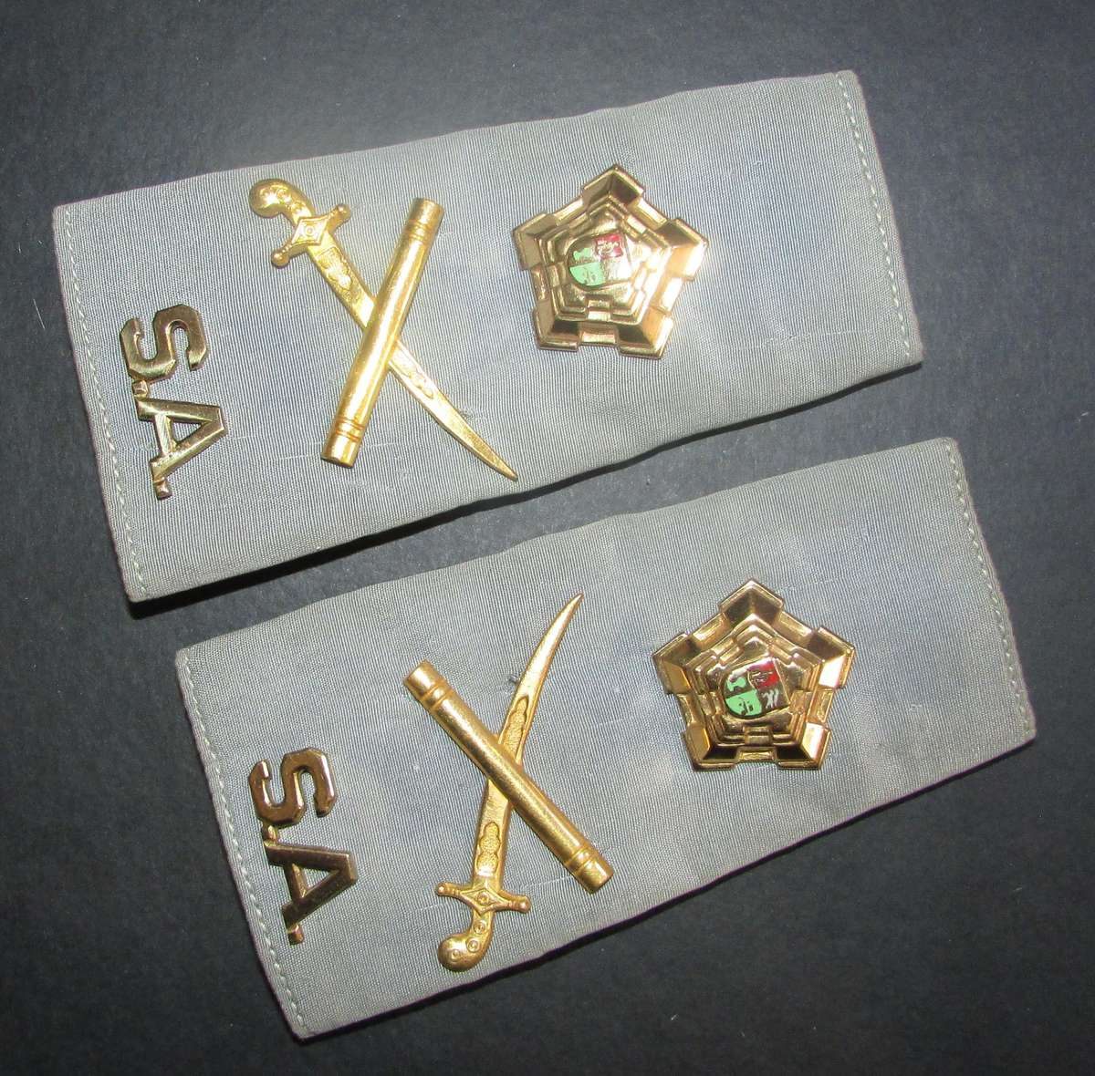SADF - Major General Rank Epaulette Pair
