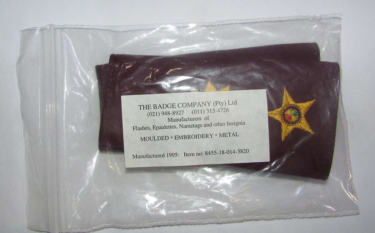 SANDF - Medical Services Commandant Rank Pair