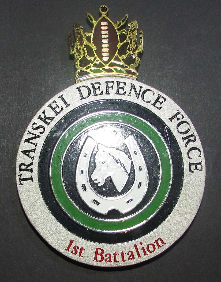 Homelands - Transkei Defence Force Plaque Crest