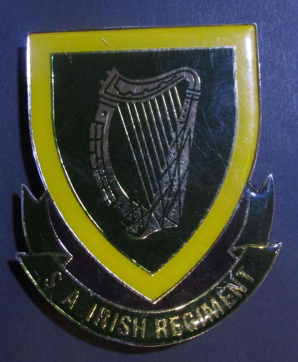 SADF - SA Irish Regiment Plaque Crest