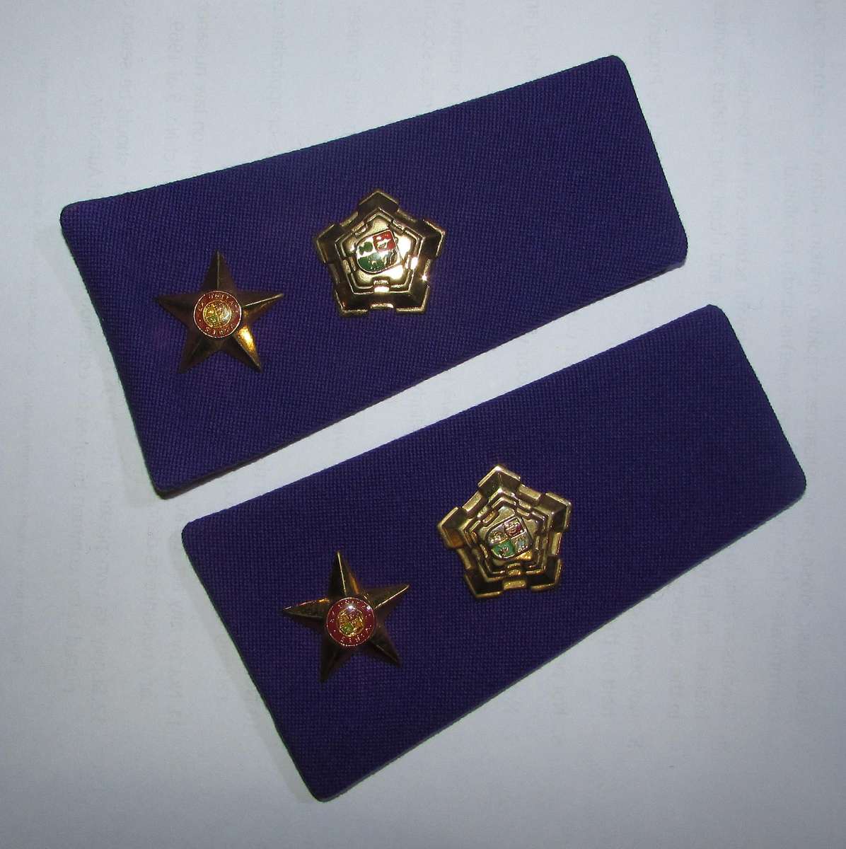 SAP Commandant Chaplain Slip on Ranks