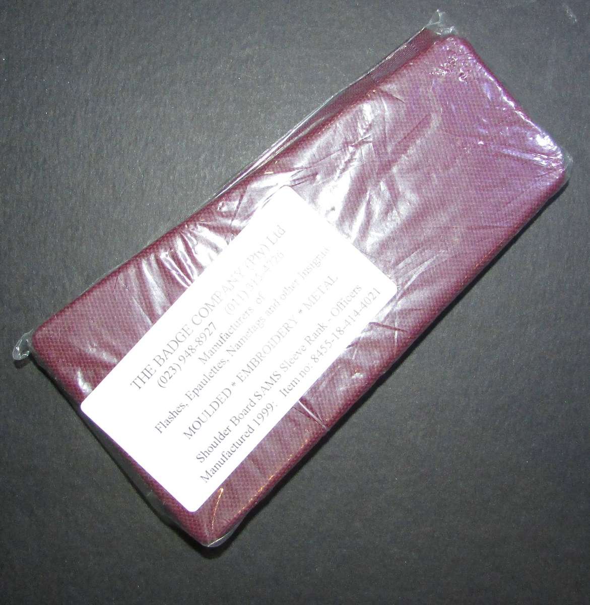 SADF - Medical Corps Blank Rank Pair ( New )