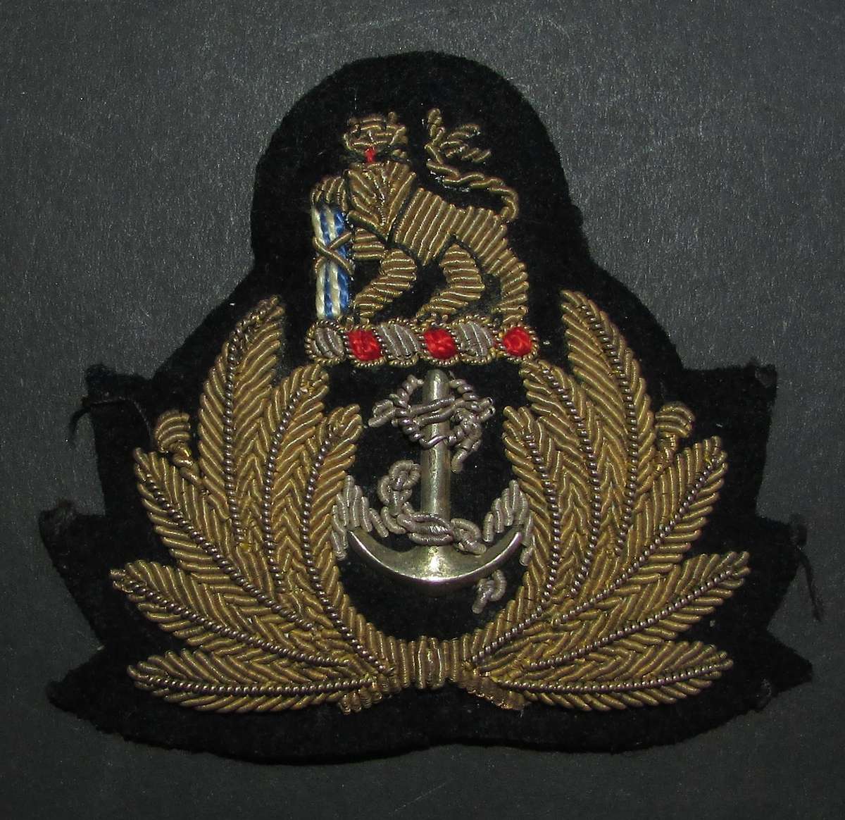 SADF - SA Navy Officers Cap Badge