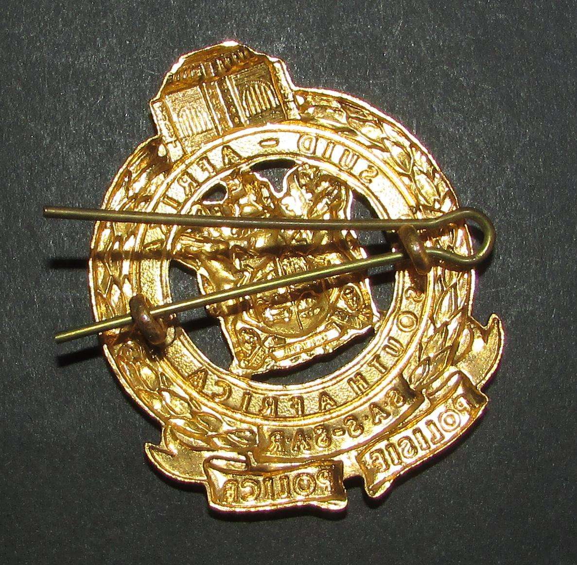 South African Railway Police Cap Badge