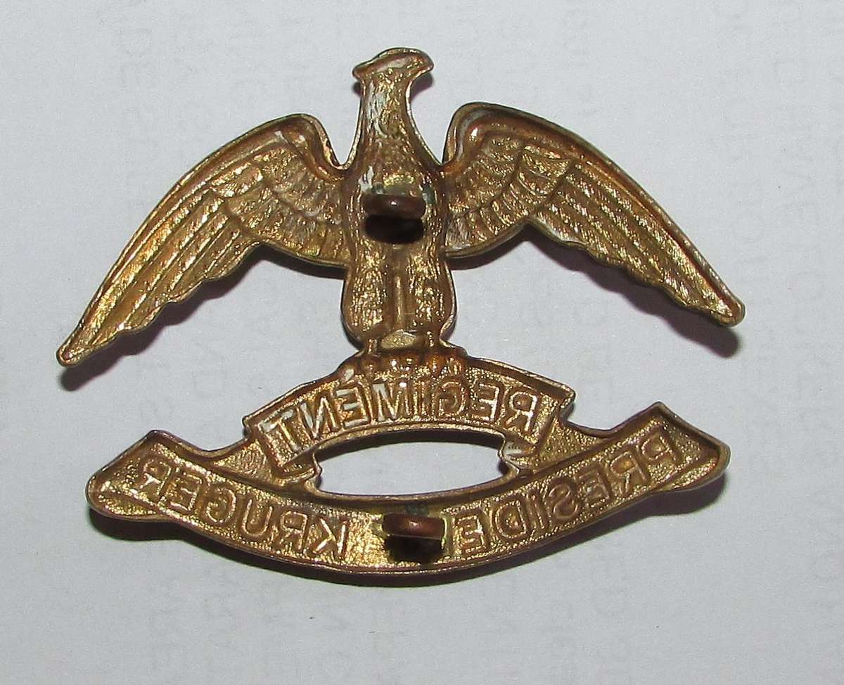 SADF - Regiment President Kruger Cap Badge
