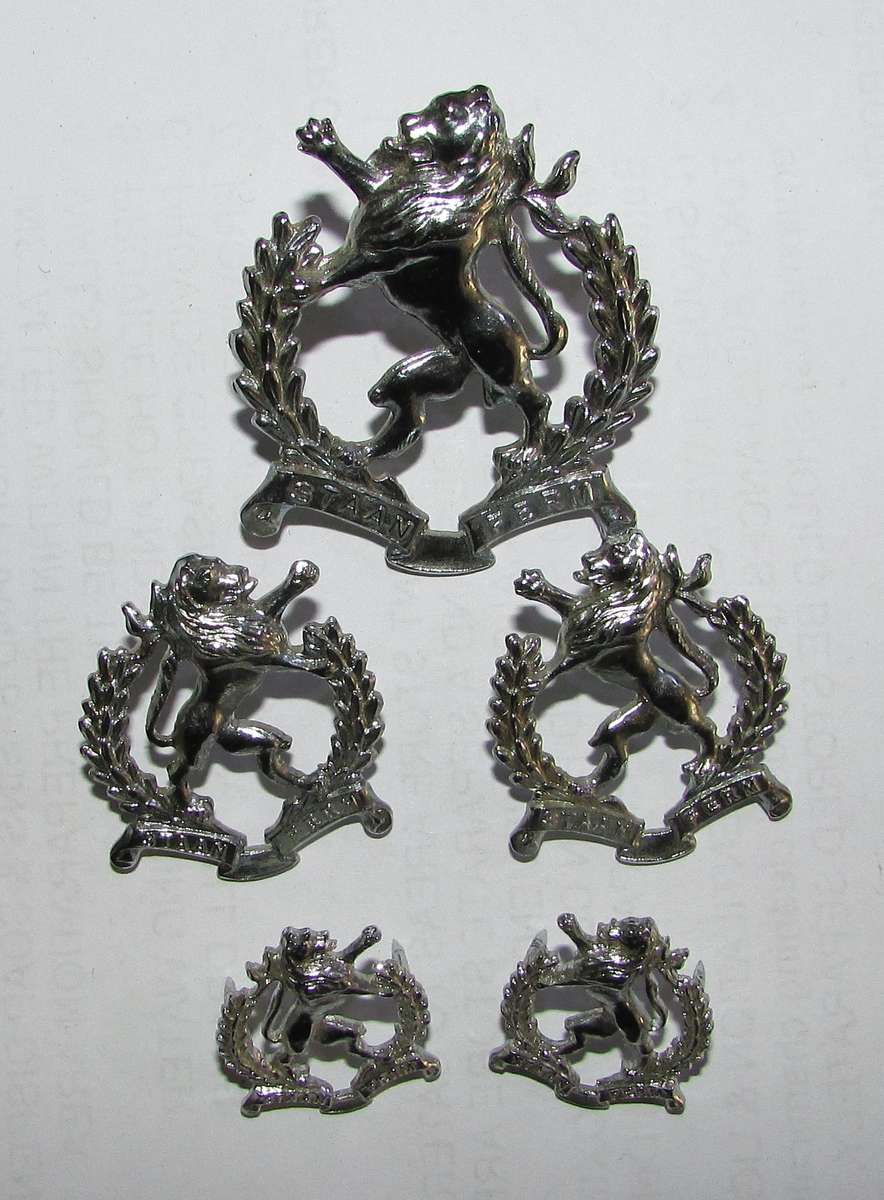 SADF - Regiment Higveld Cap Collar and Mess Dress Collars