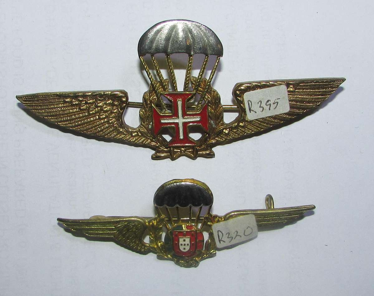Border War Period - PORTUGUESE Parachute Wing Pair