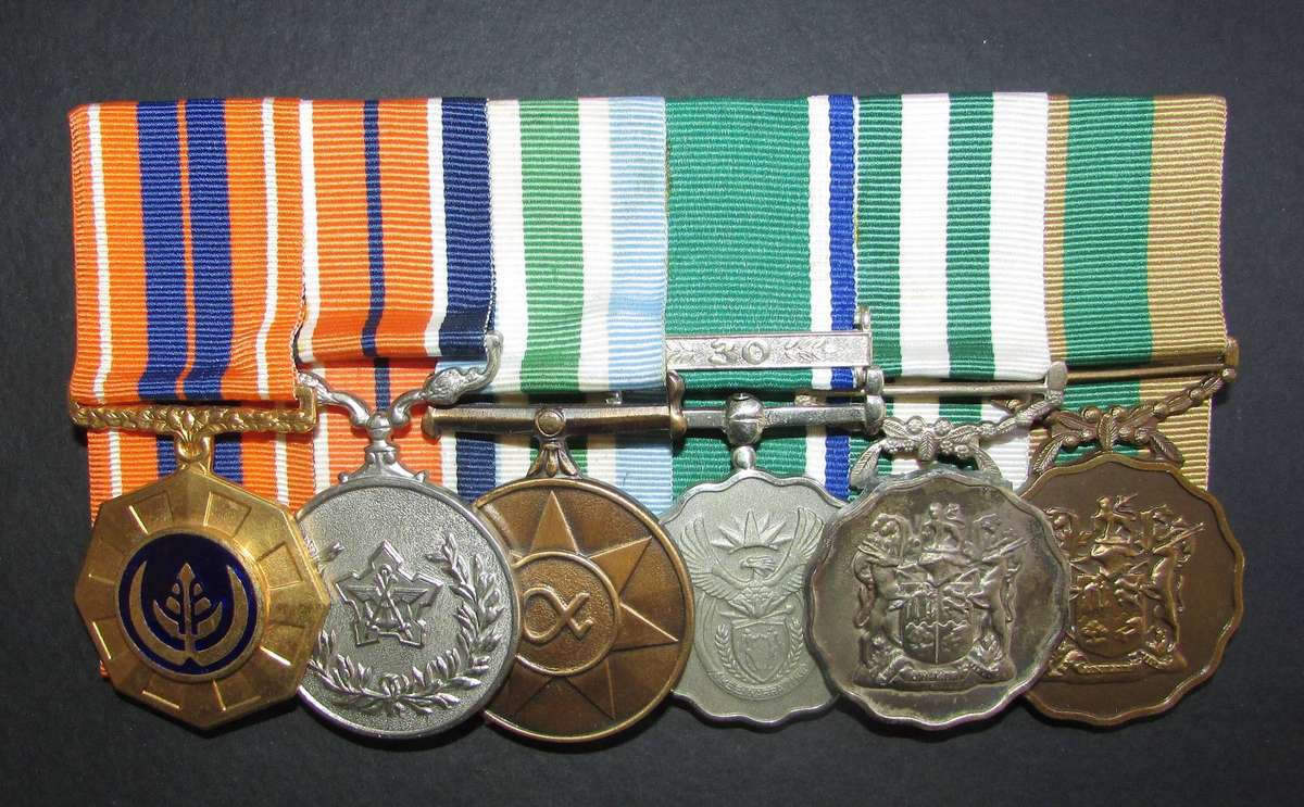 SADF - Full Size 30 Year Good Service Medal Group