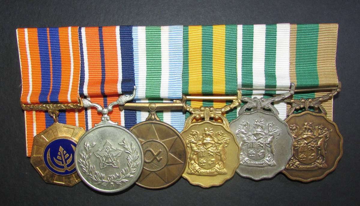SADF - Full Size Court Mounted 30 Year Good Service Medal Group