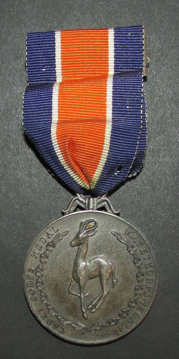 SADF - Full Size Cadet Corps Medal: Number 89