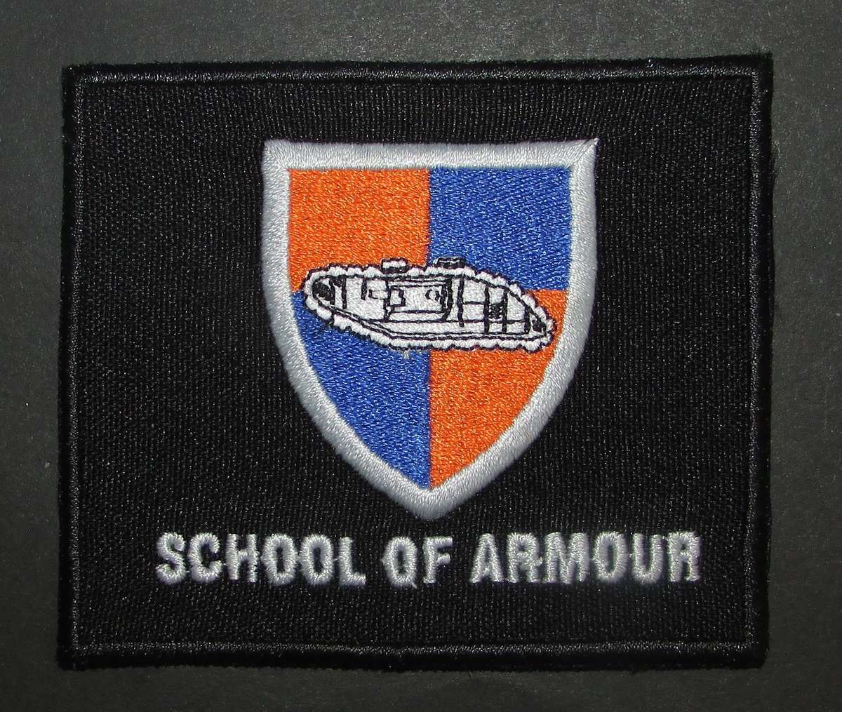 SADF - School of Armour Embroidered Badge