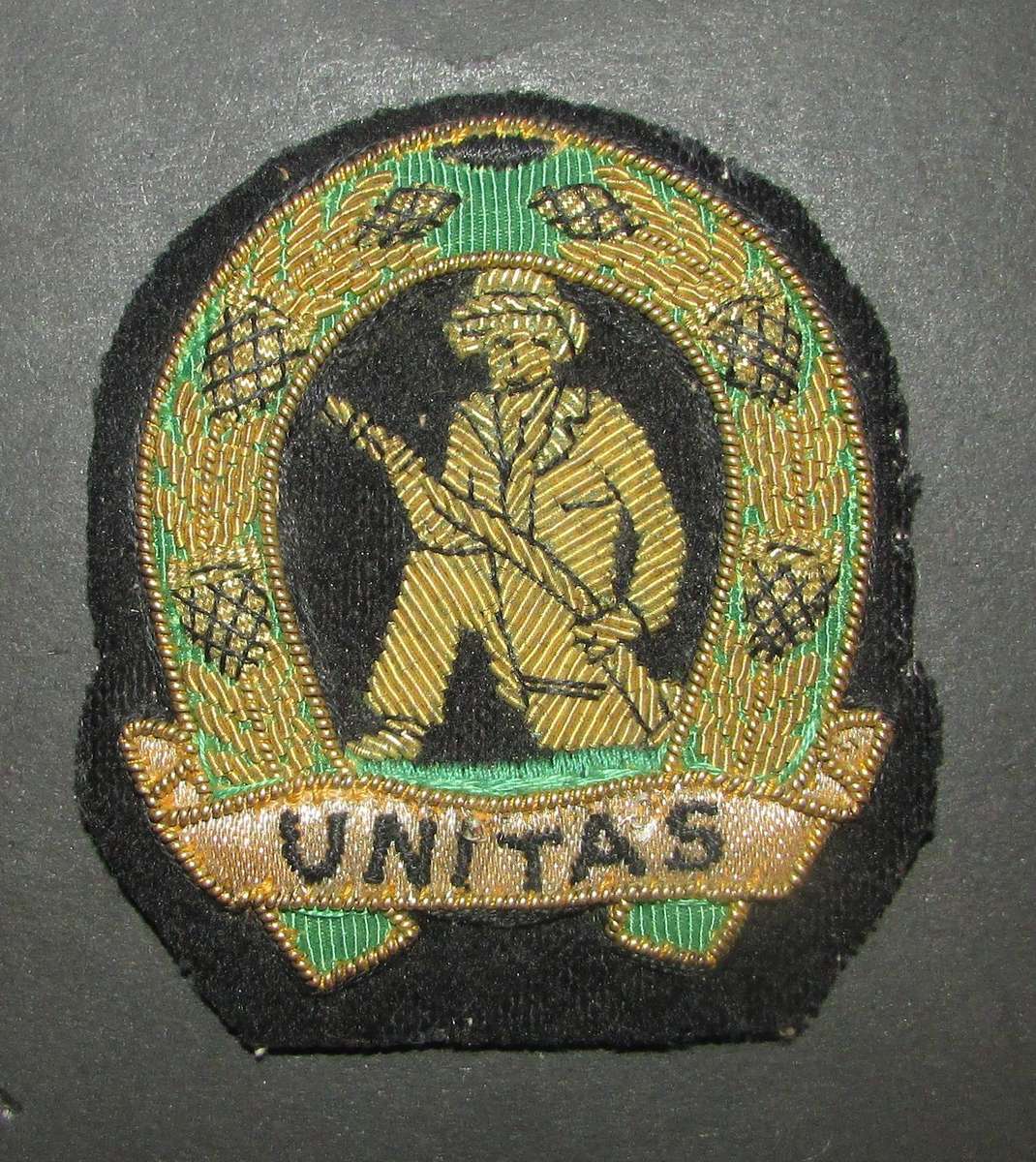 SADF - Commando Embroidered Badge ( Bullion Wire )
