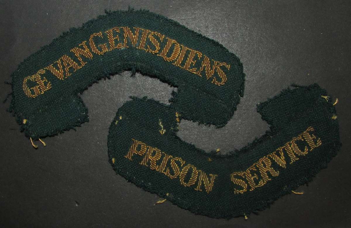 South African Prison Services Bullion Title Badges