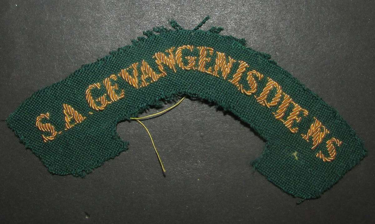 South African Prison Services Bullion Title Badge