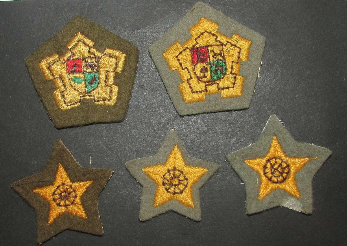 SADF - Army Embroidered Rank Lot