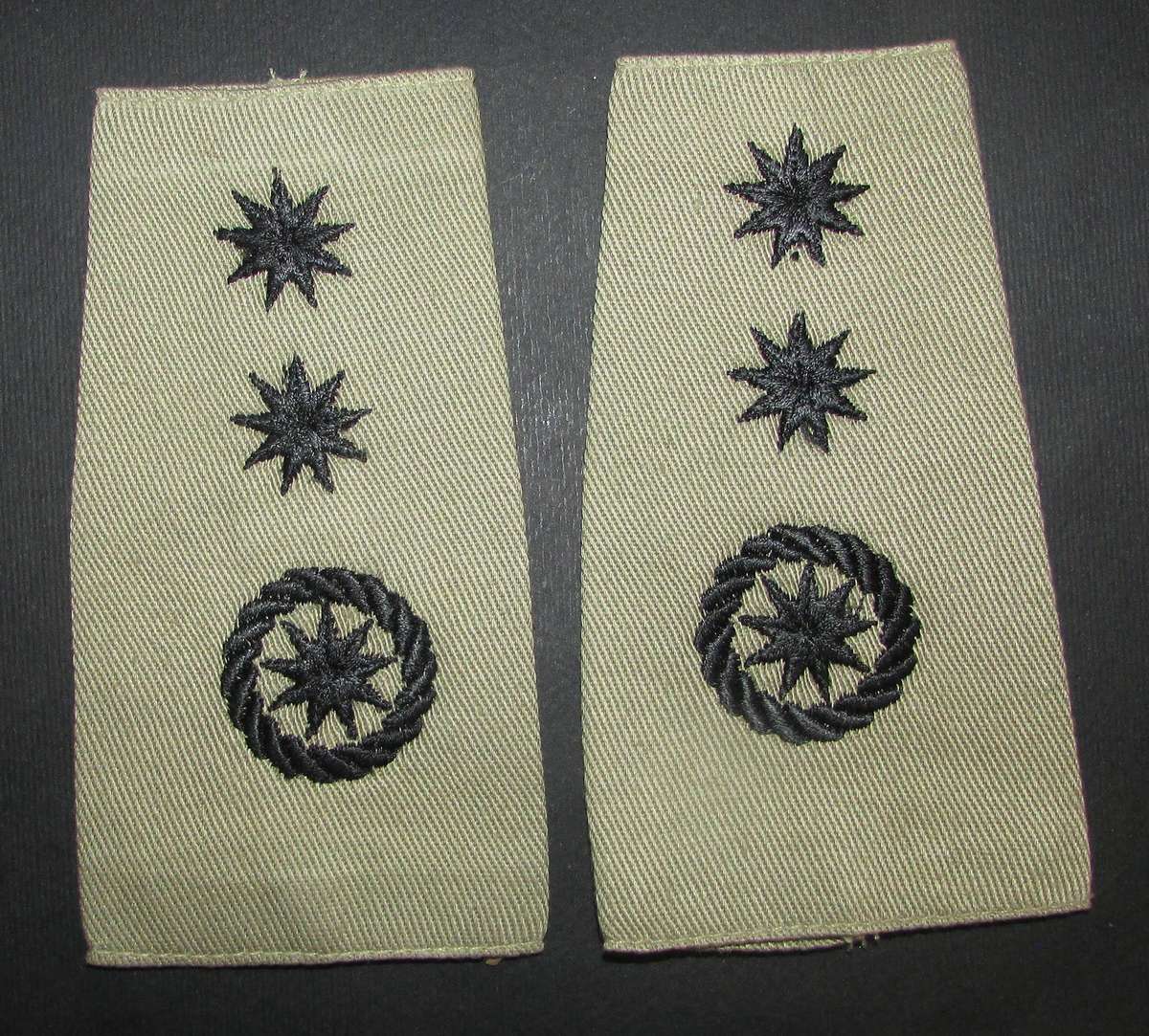 Homelands - Transkei Defence Force Colonel Slip on Ranks