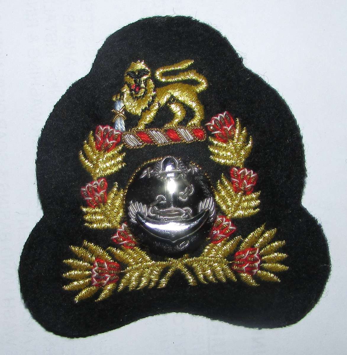SADF - Navy Warrant Officer Cap Badge